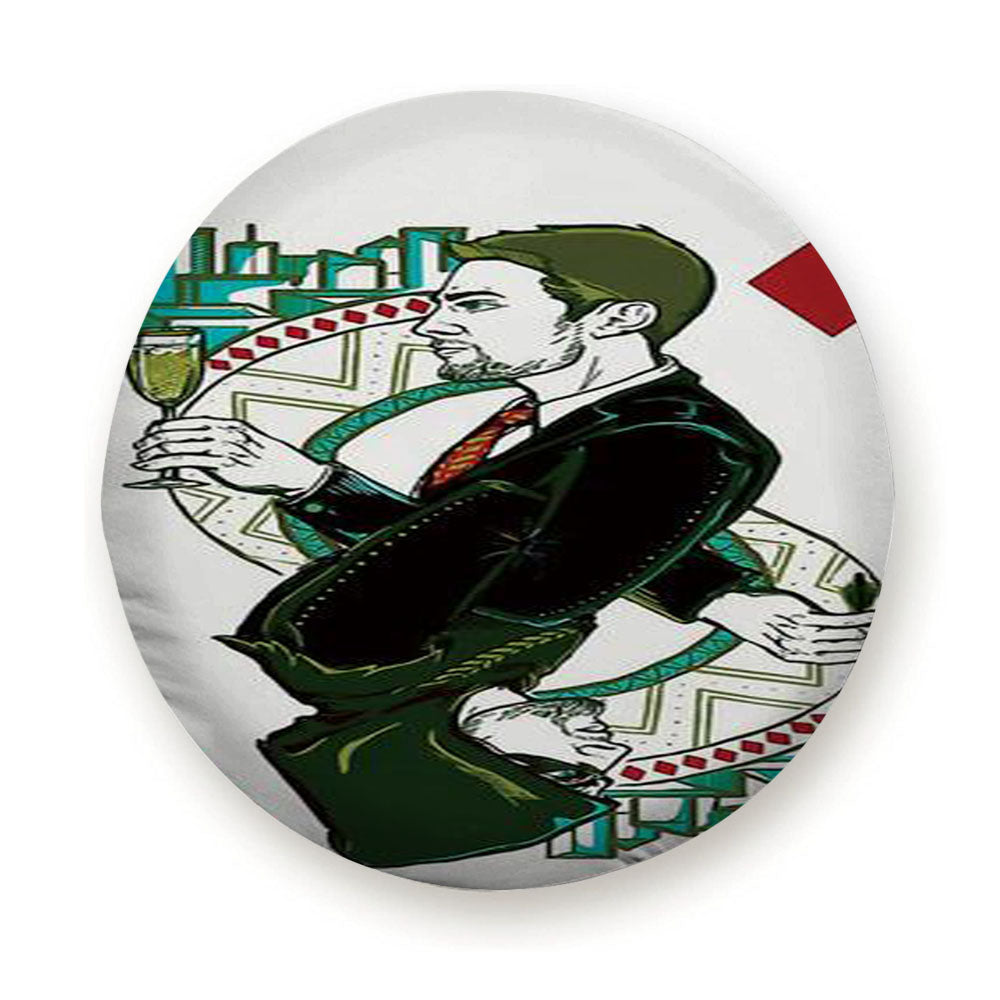 Green Arrow Oliver Queen King Of Diamonds Tire Cover