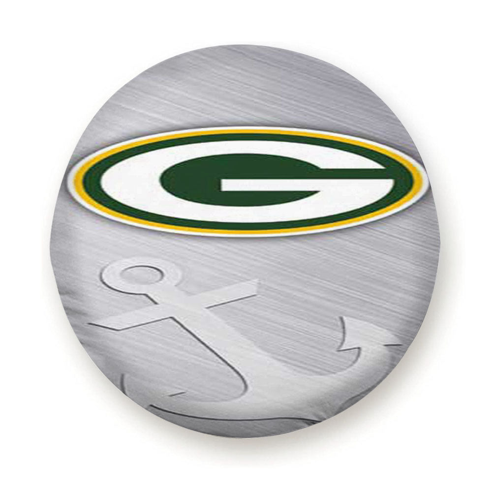 Green Bay Packers Brushed Chrome Tire Cover
