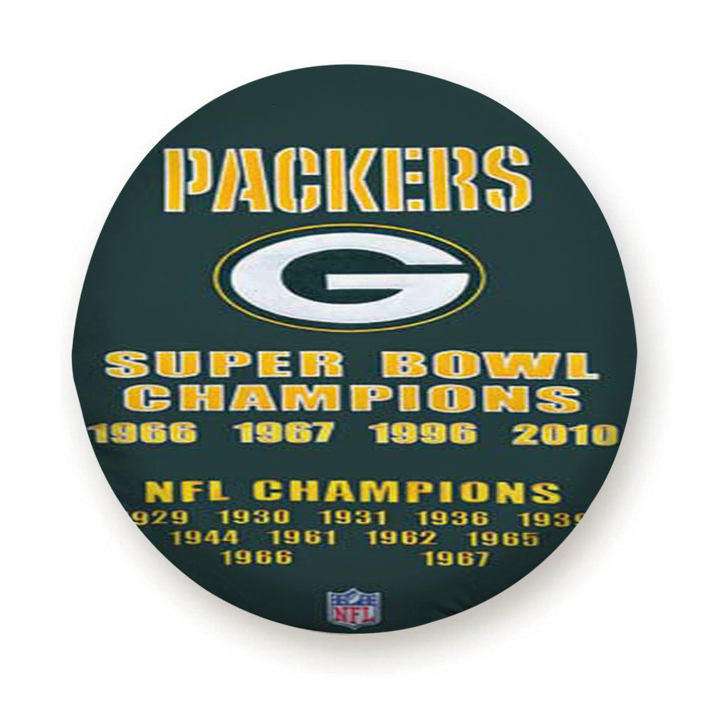 Green Bay Packers Championship Banner Tire Cover