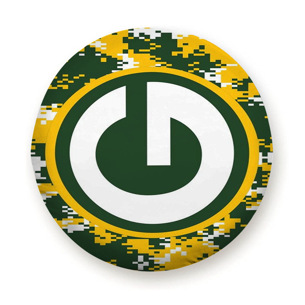 Green Bay Packers Pixel Art Wallpaper Tire Cover