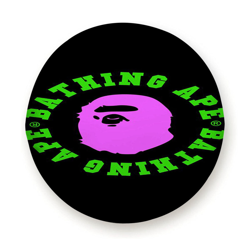 Green Pink Bape Style Tire Cover