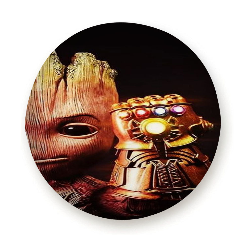 Groot Thanos Funny Marvel Tire Cover