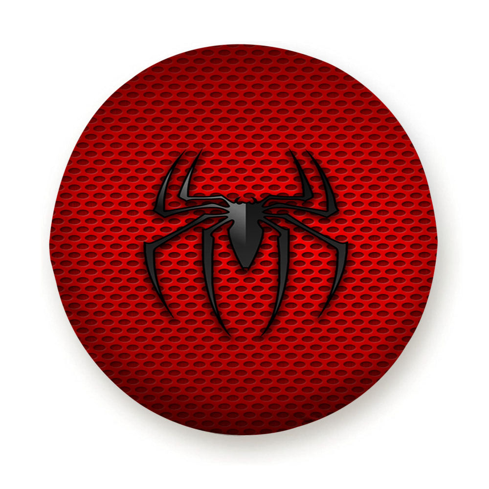 Grungy Spider-Man Logo Rubber Tire Cover