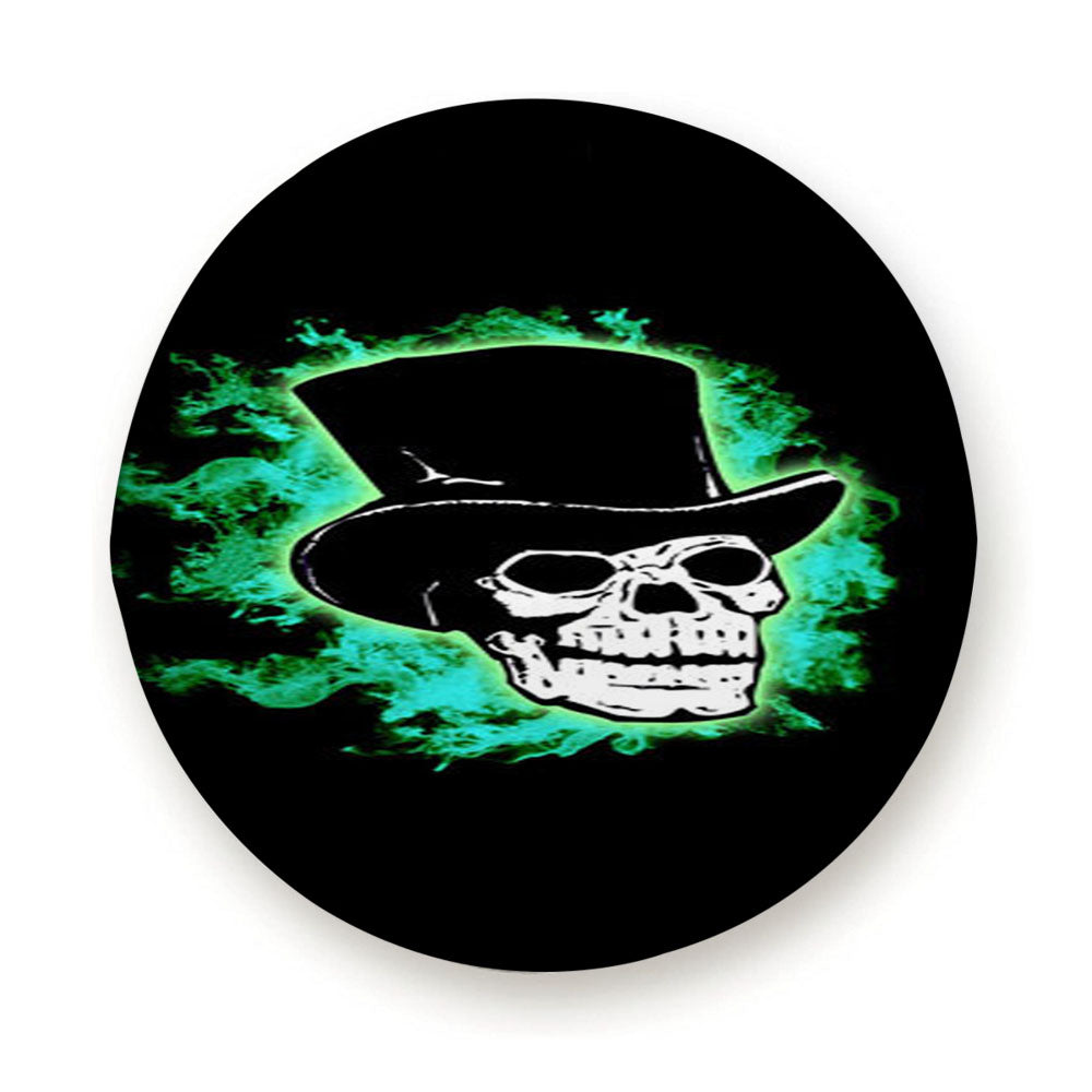 Halloween Haunting Skull Tire Cover