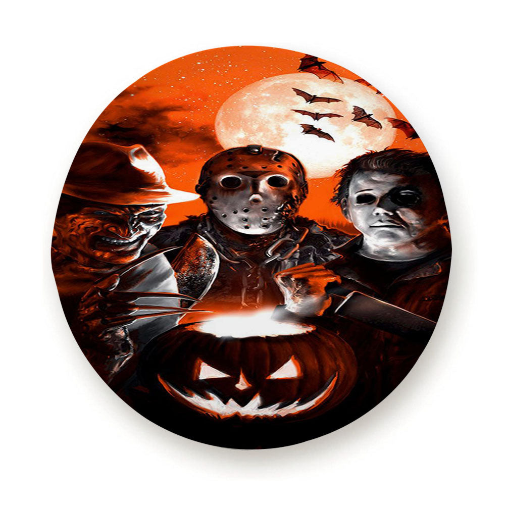 Halloween Scream Tire Cover
