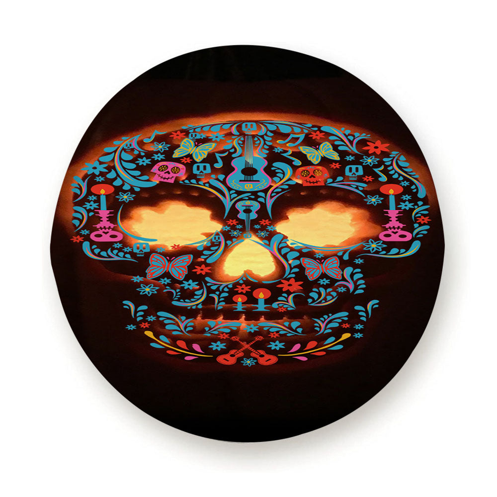 Halloween Skull Disney Pixar Coco Tire Cover
