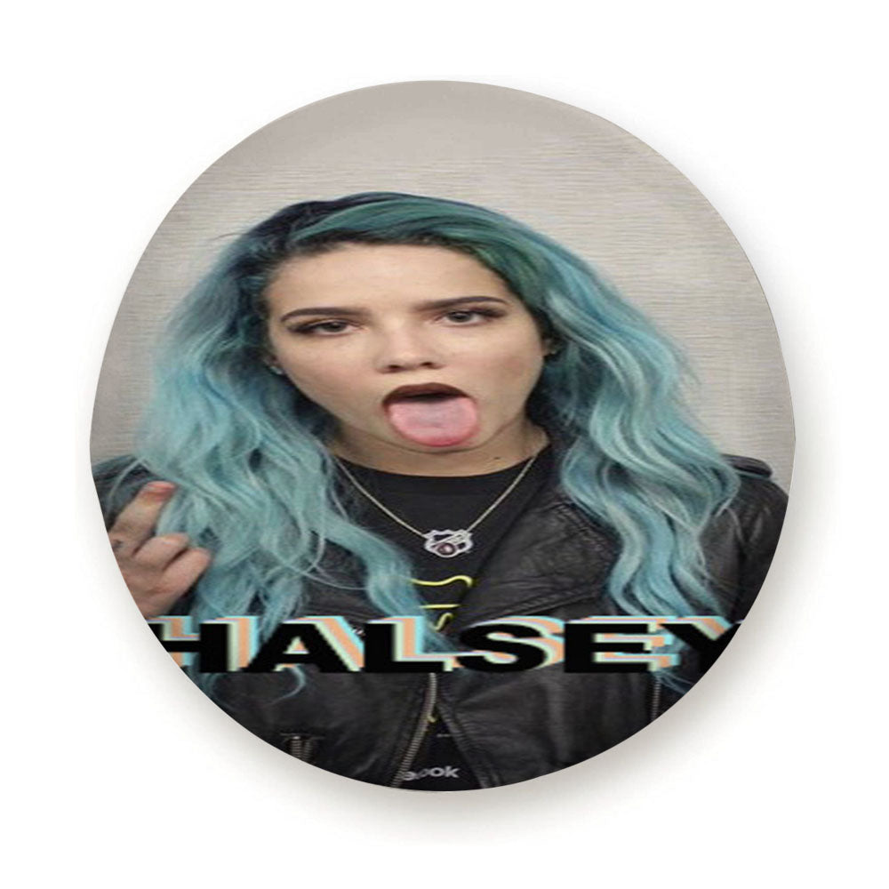 Halsey Blue Hair Tire Cover