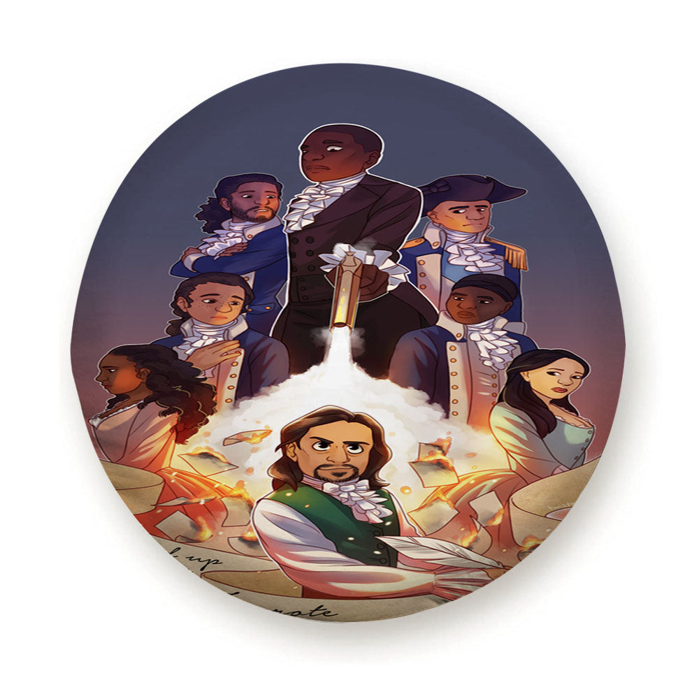 Hamilton And The Hubris Box Classic Musical Tire Cover
