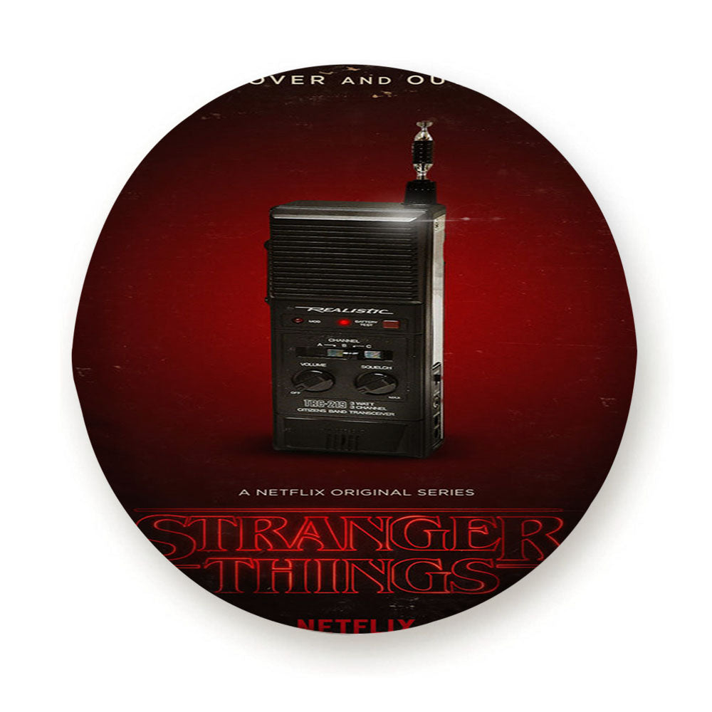 Handy Talky Stranger Things Poster Tire Cover