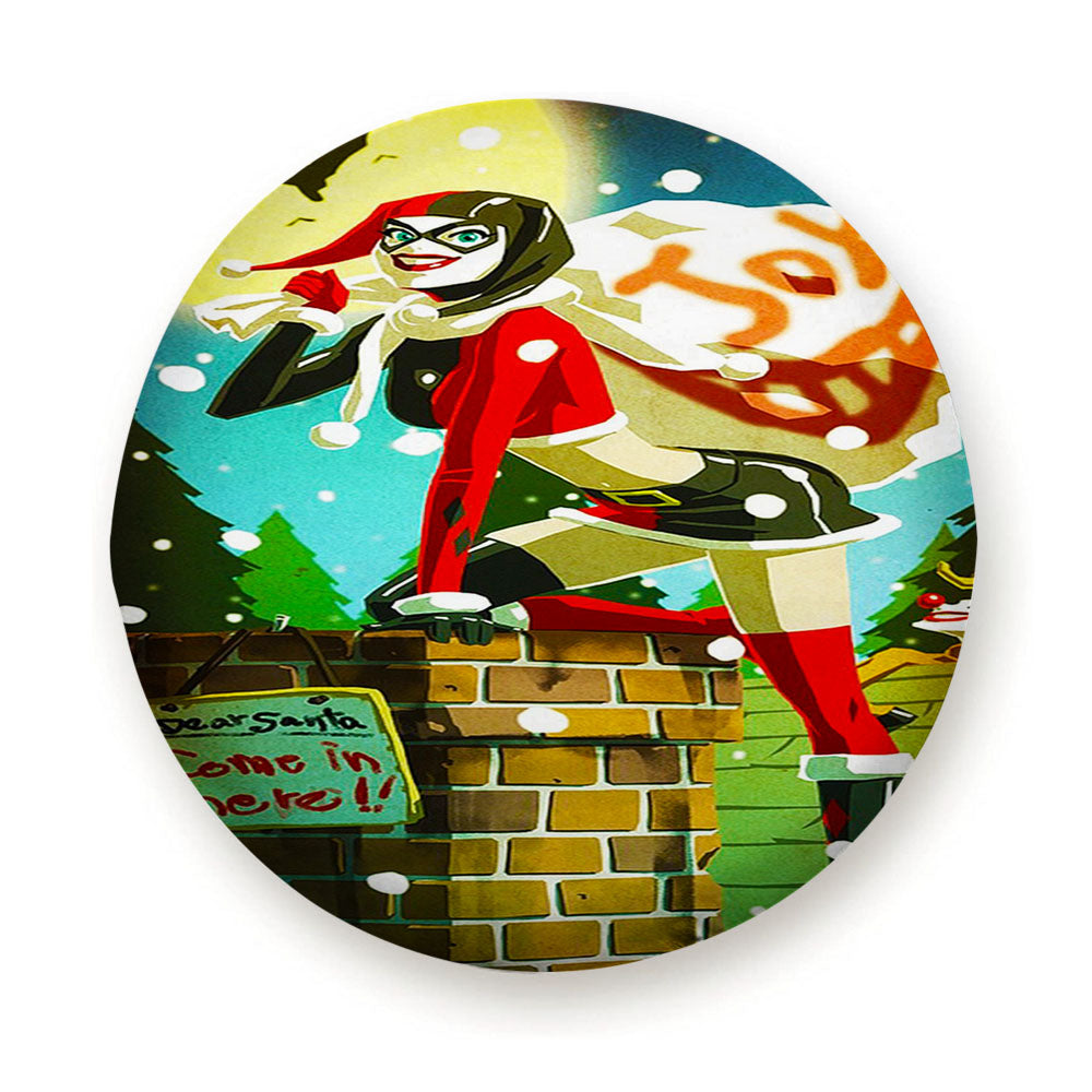 Harley Quinn Christmas Tire Cover