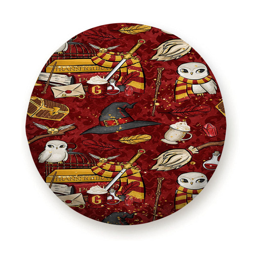 Harry Potter Red Pattern Wallpapers Tire Cover