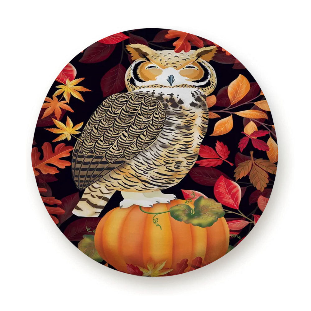 Harvest Owl Fall Tire Cover