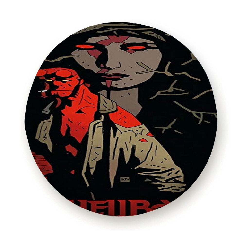 Hellboy Cool Illustration Tire Cover