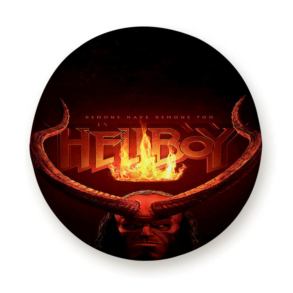Hellboy Demons Have Demons Too Tire Cover