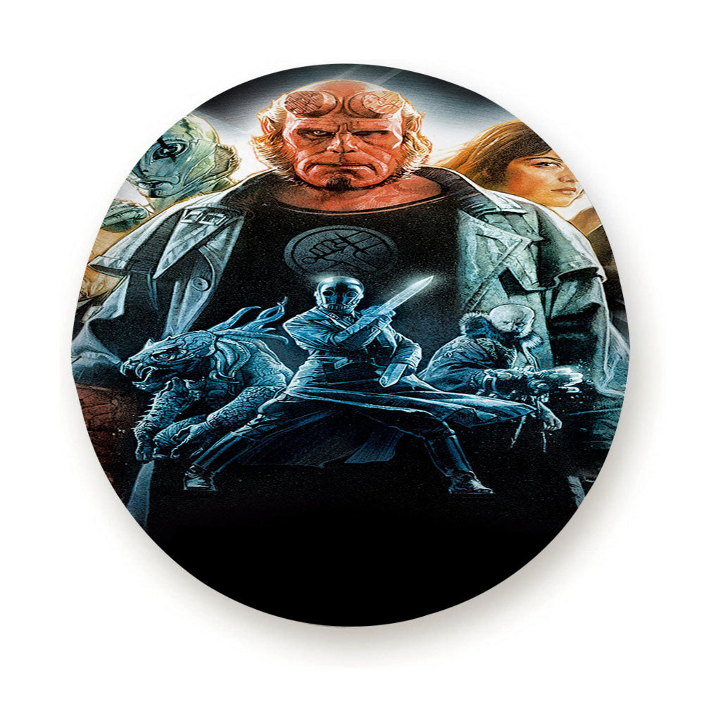 Hellboy Killer Mosnter Tire Cover