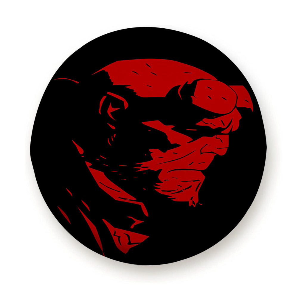Hellboy Minimalistic Tire Cover