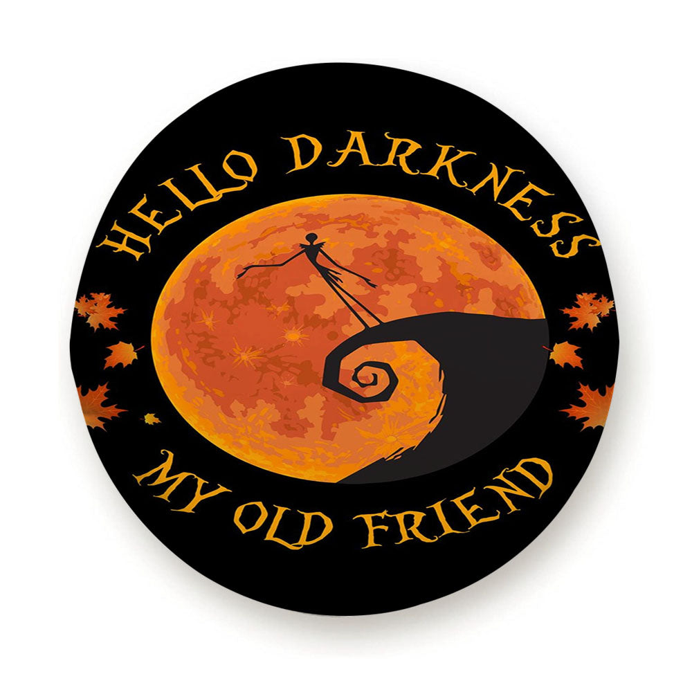 Hello Darkness My Old Friend Tire Cover