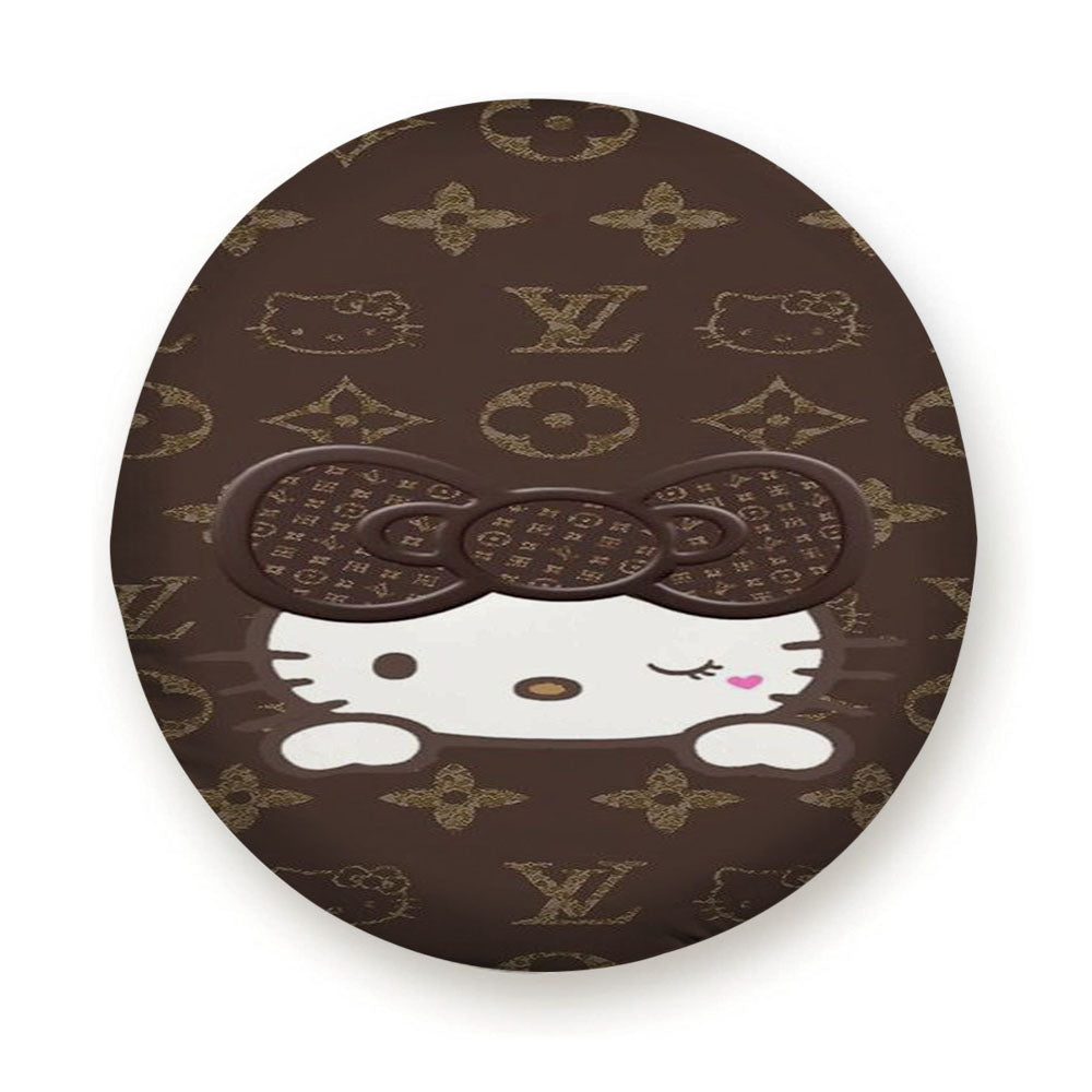 Hello Kitty Chocolate Elegant Pattern Tire Cover