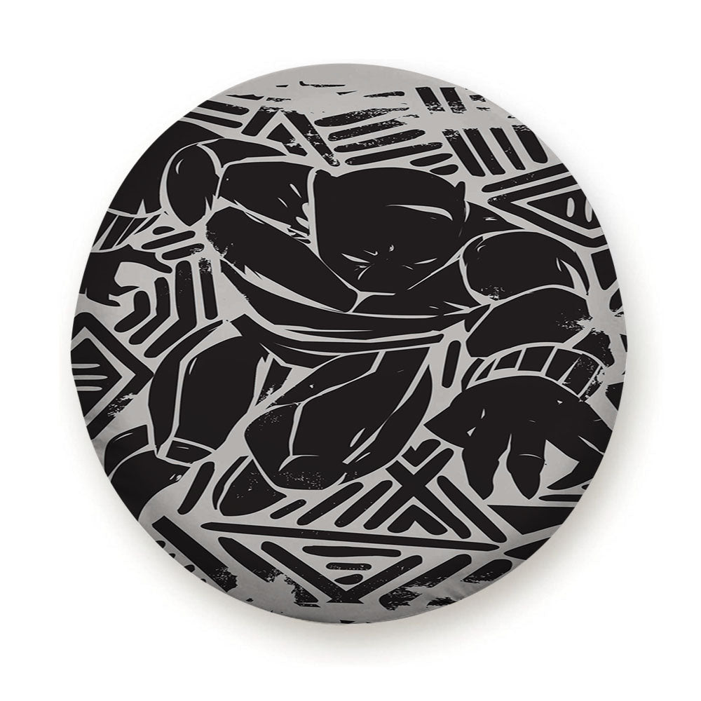 Hidden Black Panther Wakanda Tire Cover