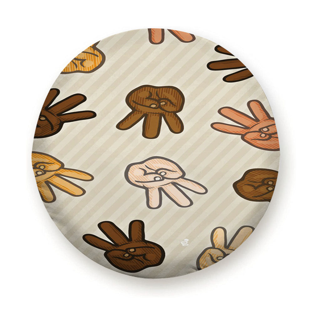 Hiiipower Hands Pattern Tire Cover