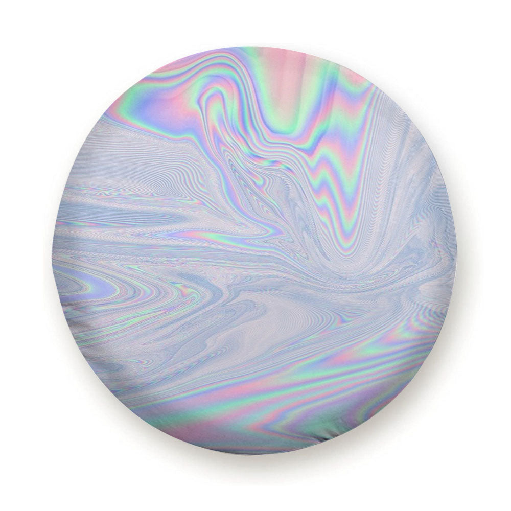 Holographic Tumblr Trippy Aesthetics Tire Cover