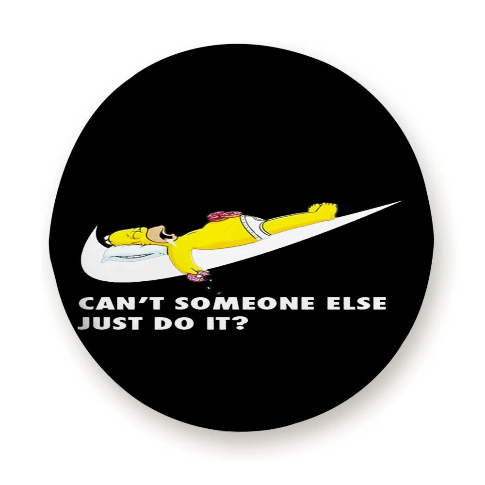 Homer Simpson Nike Black Tire Cover