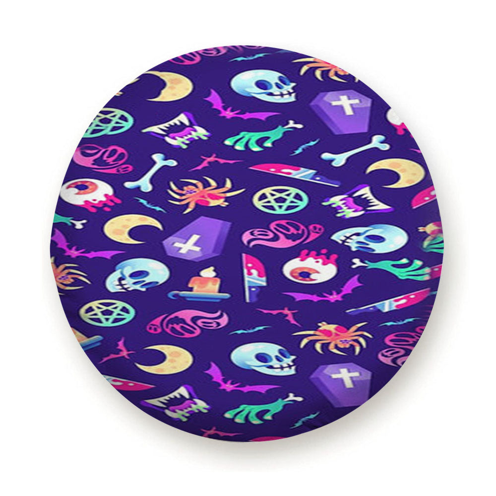 Horroriffic Halloween Pattern Tire Cover
