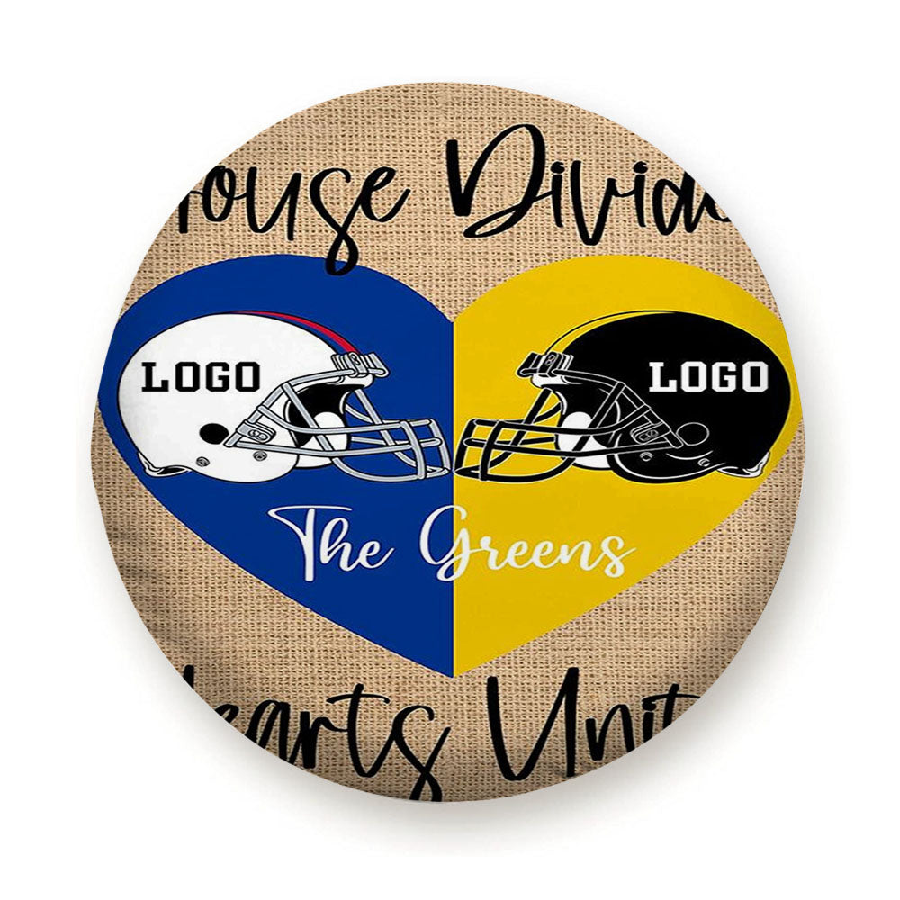 House Divided Hearts United Tire Cover