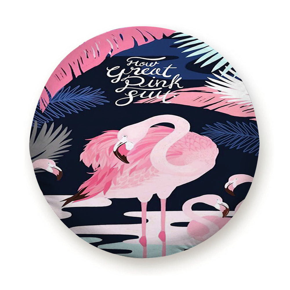 How Great Pink Suit Gatsby Flamingo Tire Cover