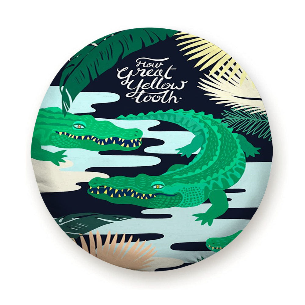 How Great Yellow Tooth Crocodile Gatsby Tire Cover
