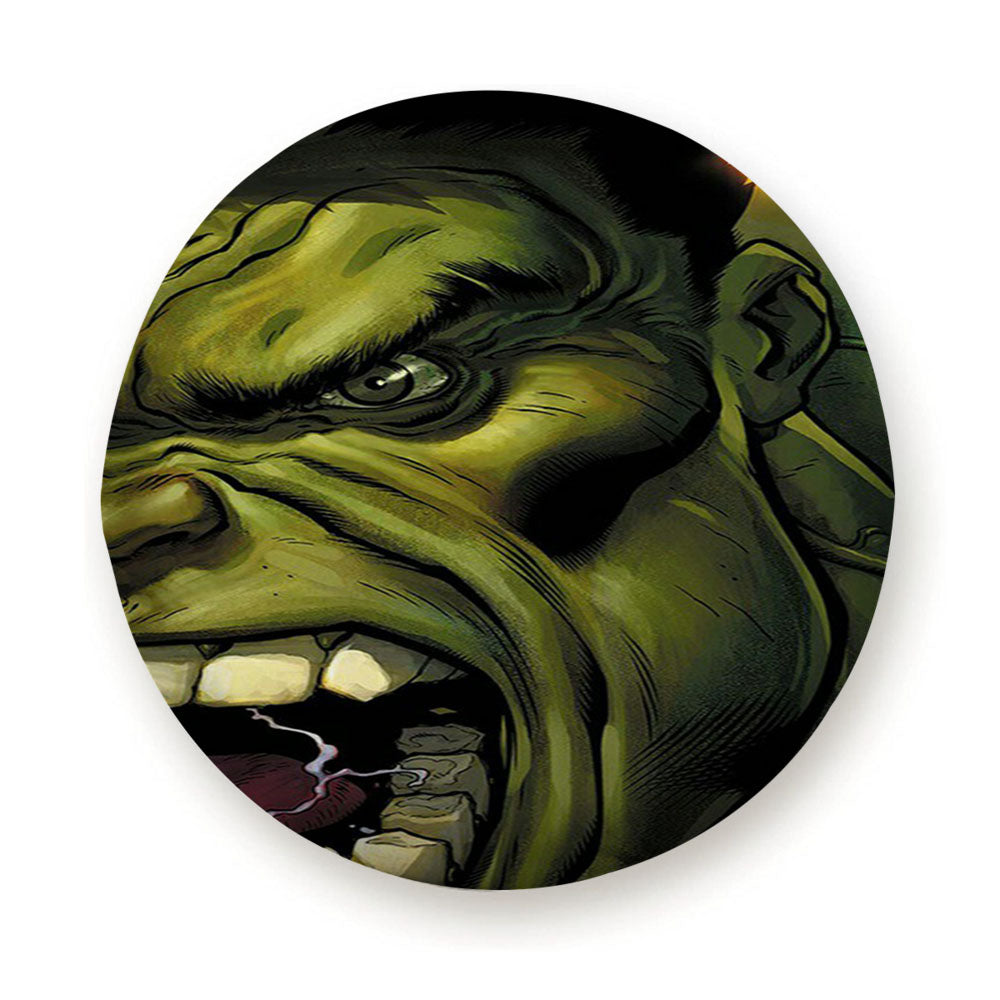 Hulk Cartoon Face Angry Tire Cover