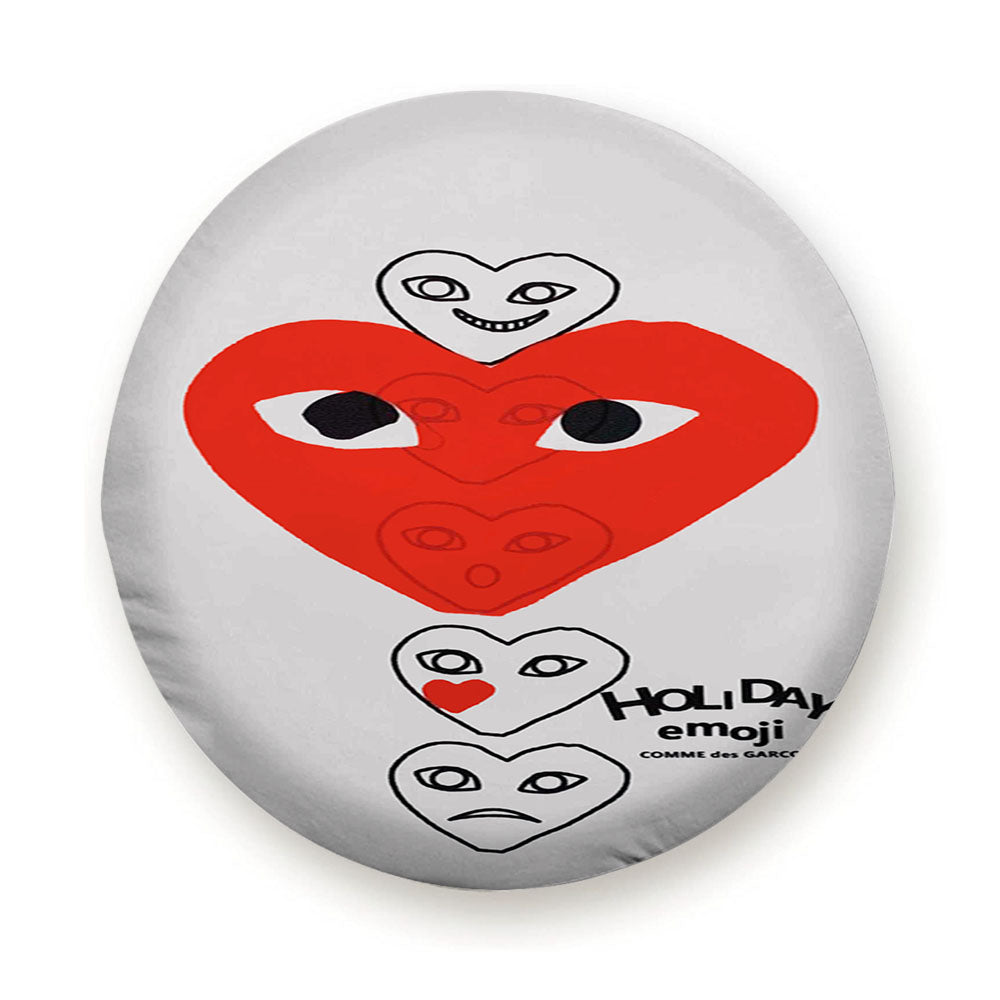 Hypebeast Heart Logo White Tire Cover