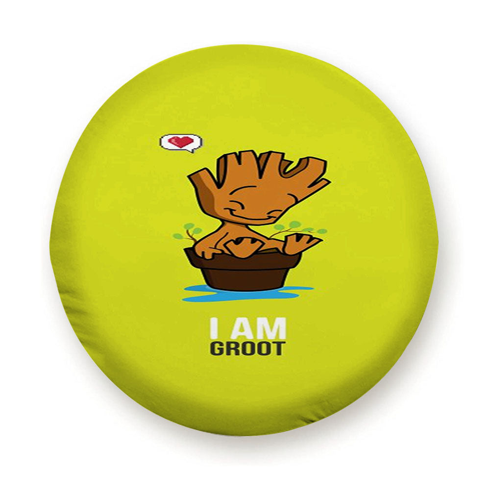 I Am Groot Plant Tire Cover