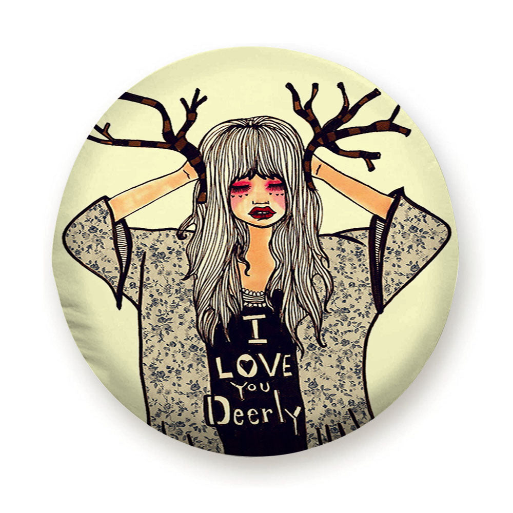 I Love You Deerly Tire Cover