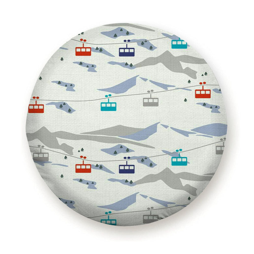 Ice Sky Dreams Pattern Tire Cover