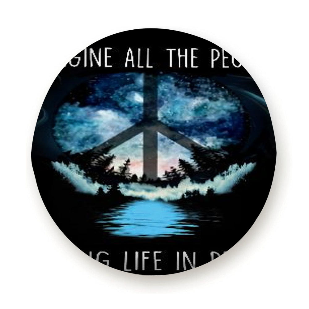 Imagine All The People Tire Cover