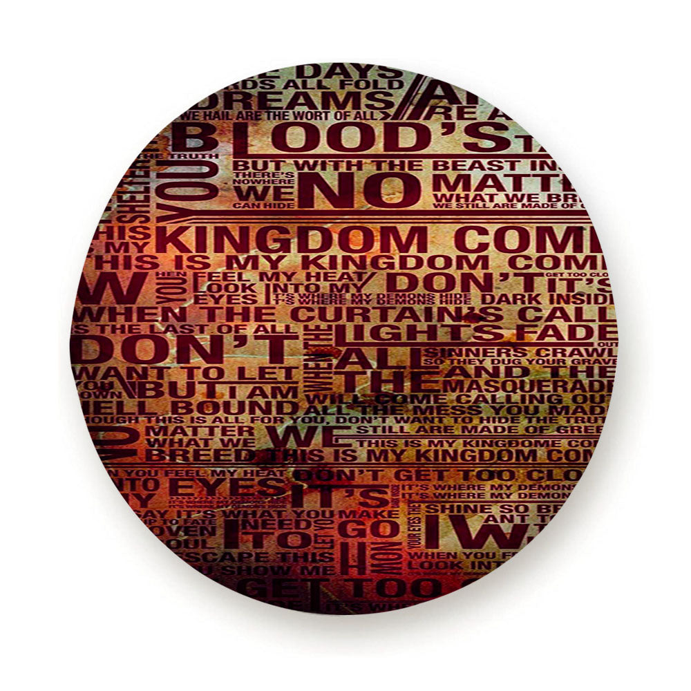 Imagine Dragons Lyric Nebula Tire Cover