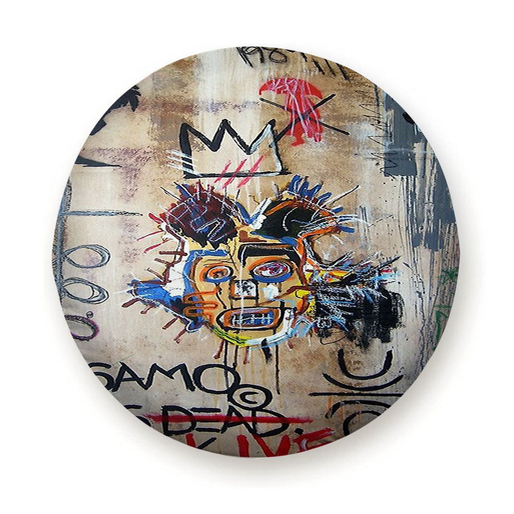 In Memory Of Jean Michel Basquiat Show Tire Cover