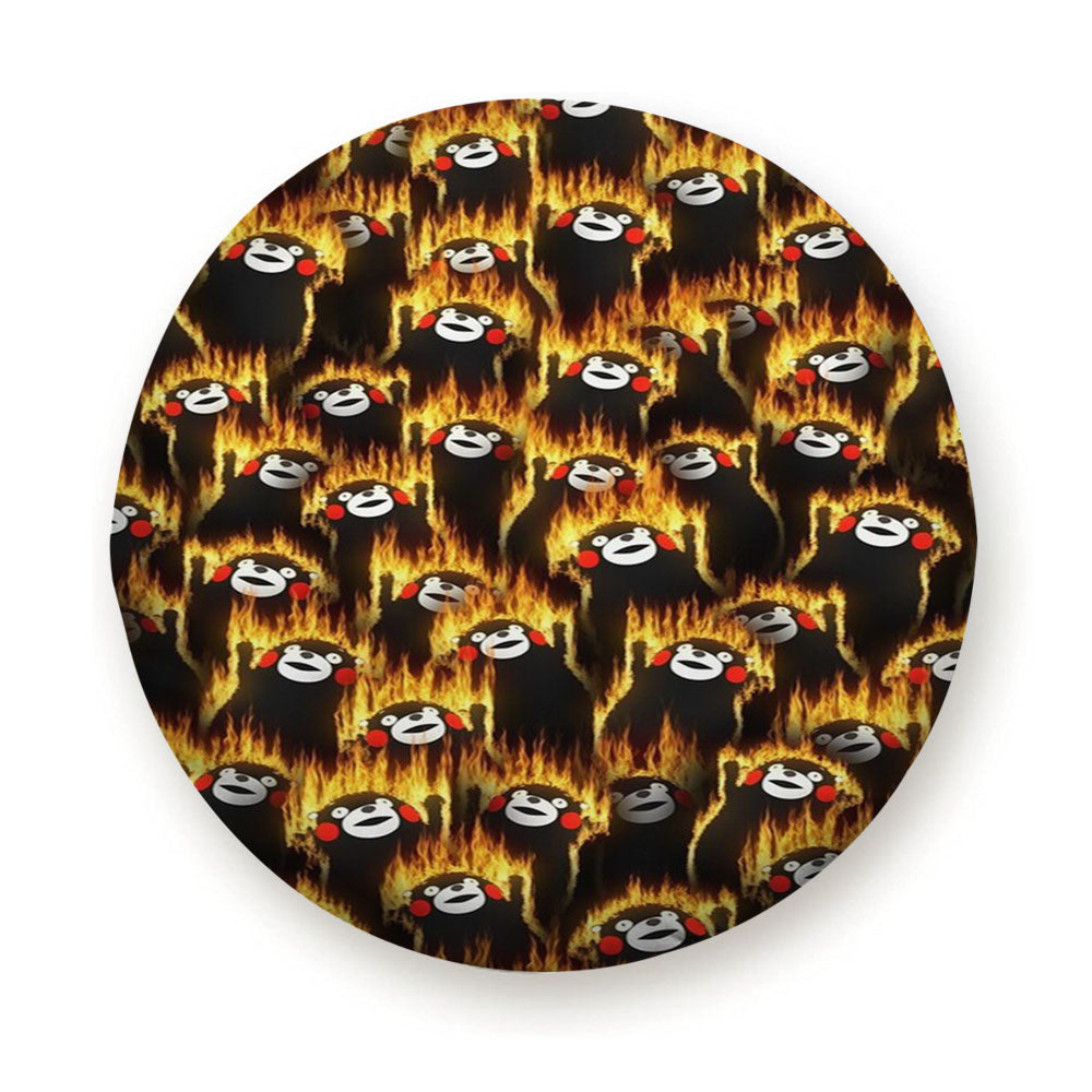 Infernal Bears Fire Party Pattern Tire Cover