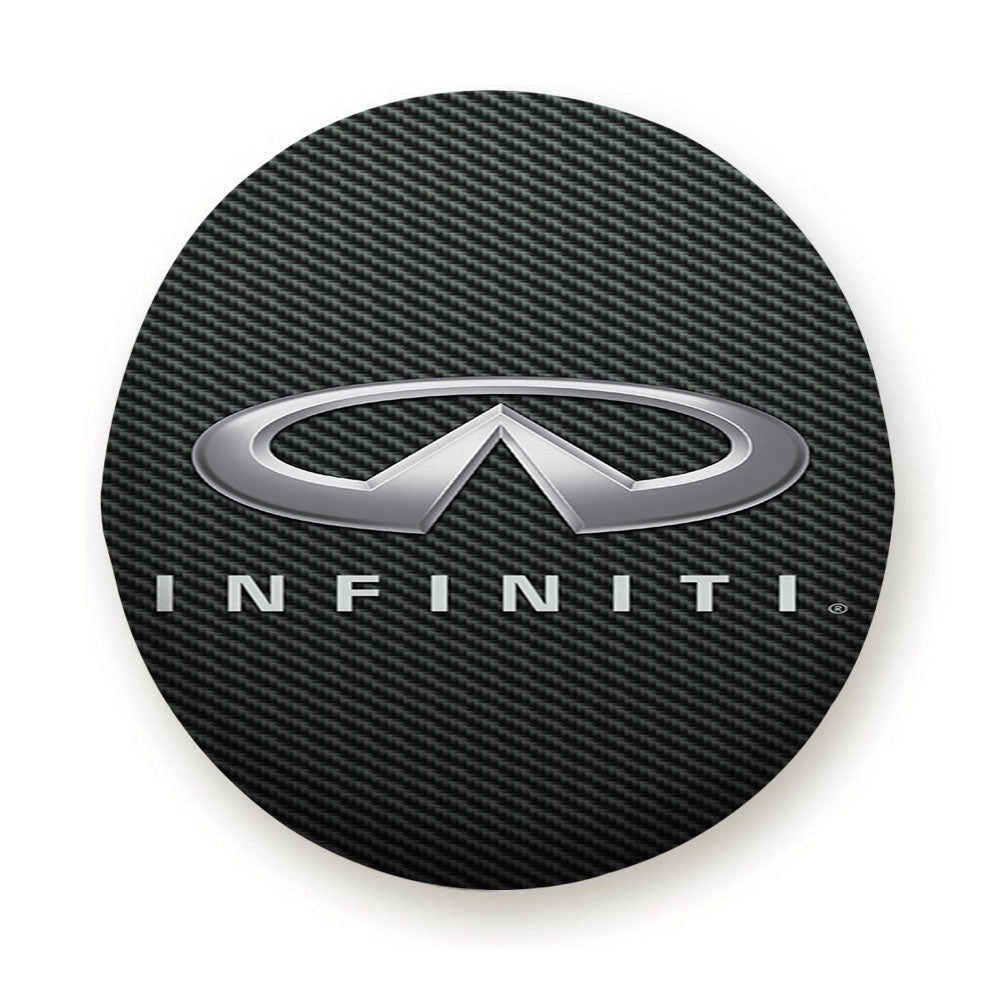 Infiniti Logo Carbon Fiber Tire Cover