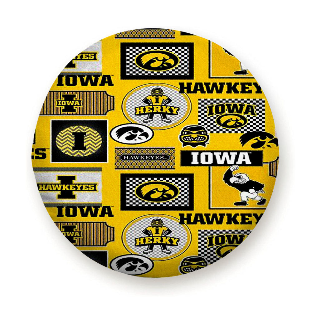 Iowa Hawkeye Pattern Mascot Tire Cover