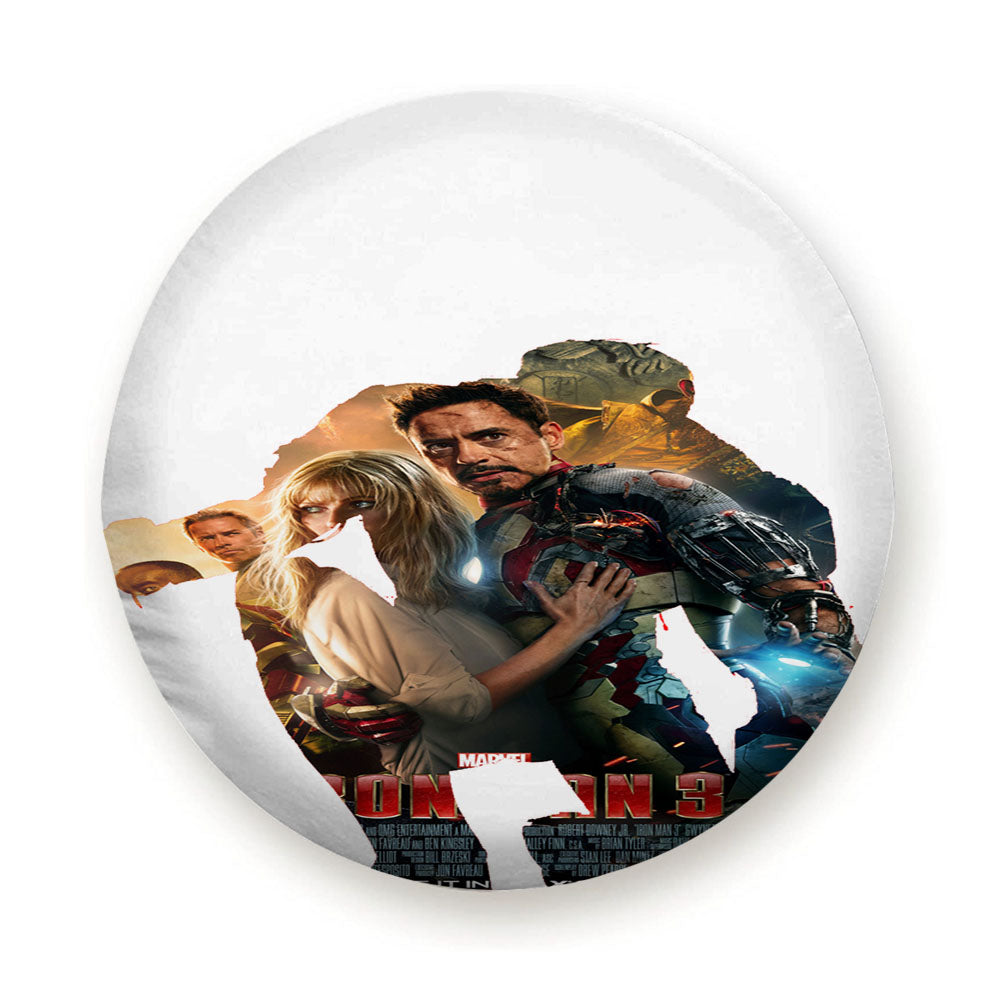 Iron Man 3 Poster Tire Cover