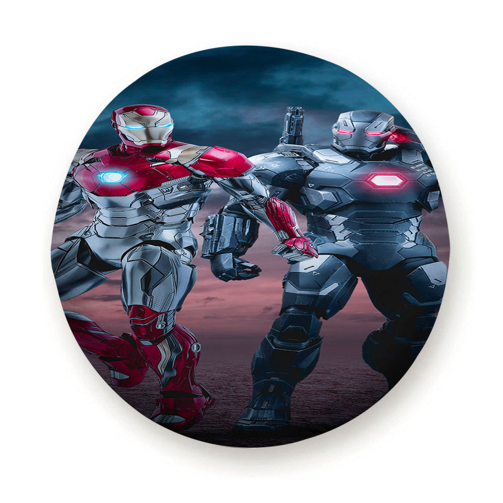 Iron Man And War Machine Tire Cover