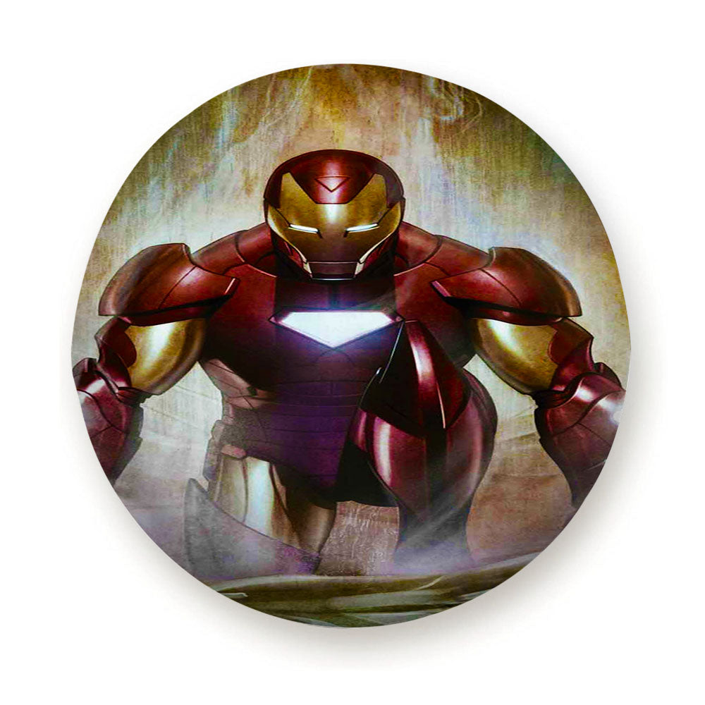 Iron Man Aura Comic Tire Cover