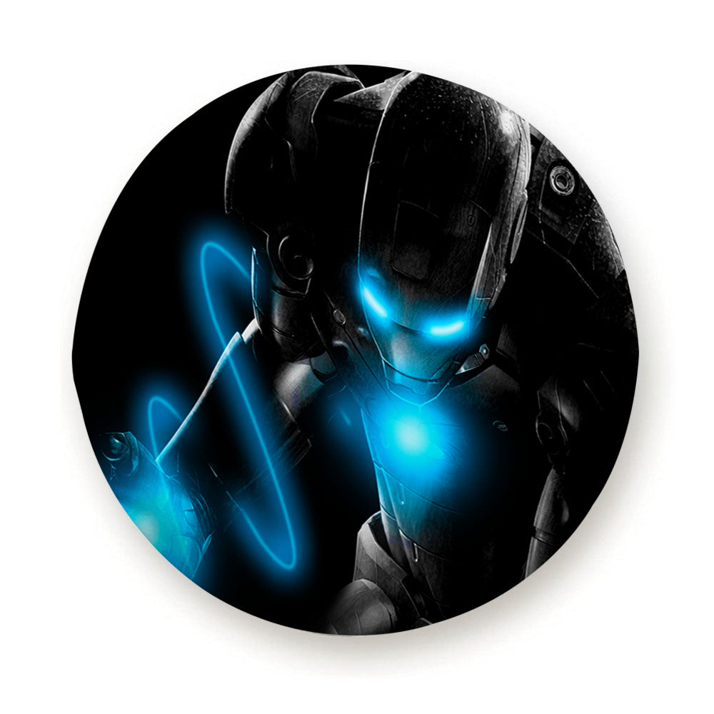 Iron Man Blue Energy Tire Cover