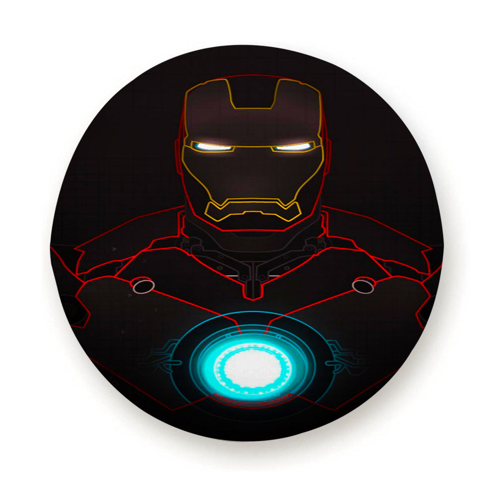 Iron Man Dark Vector Tire Cover