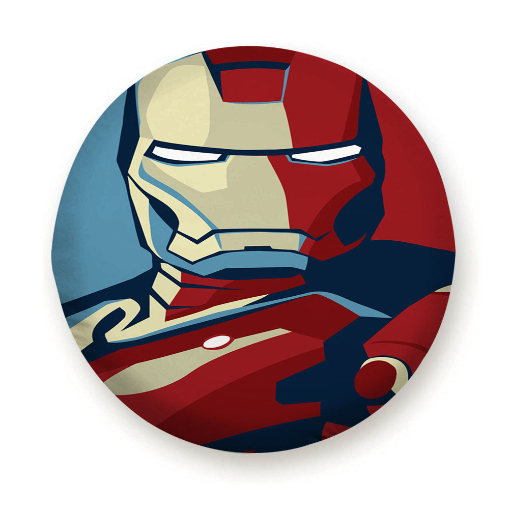 Iron Man Flat Design Tire Cover
