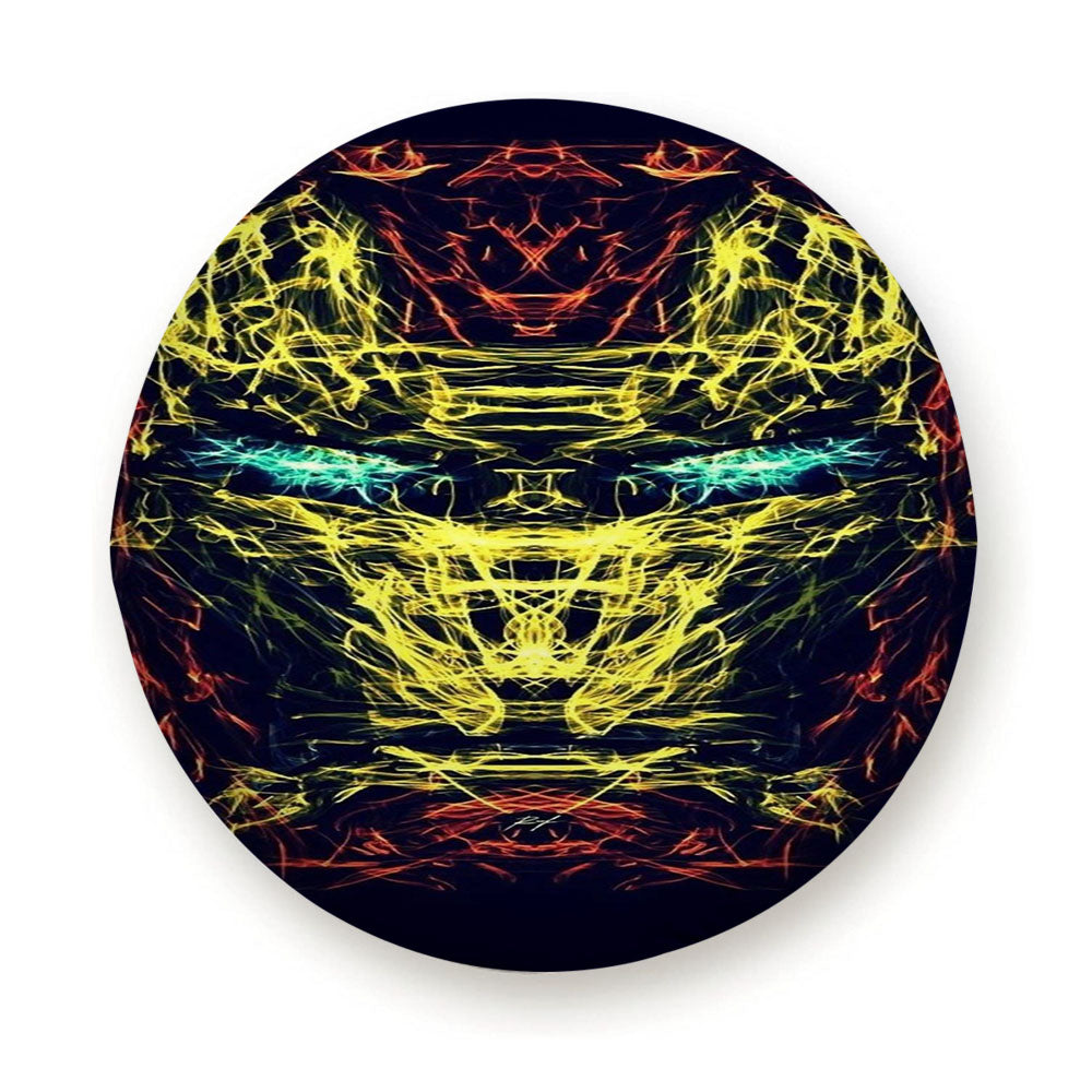 Iron Man Particle Glow Tire Cover