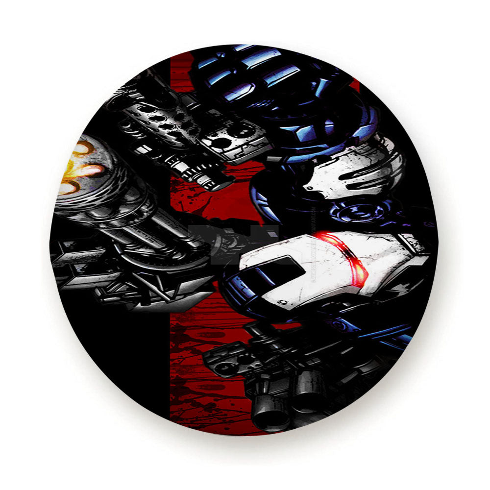 Iron Man War Machine Black Tire Cover