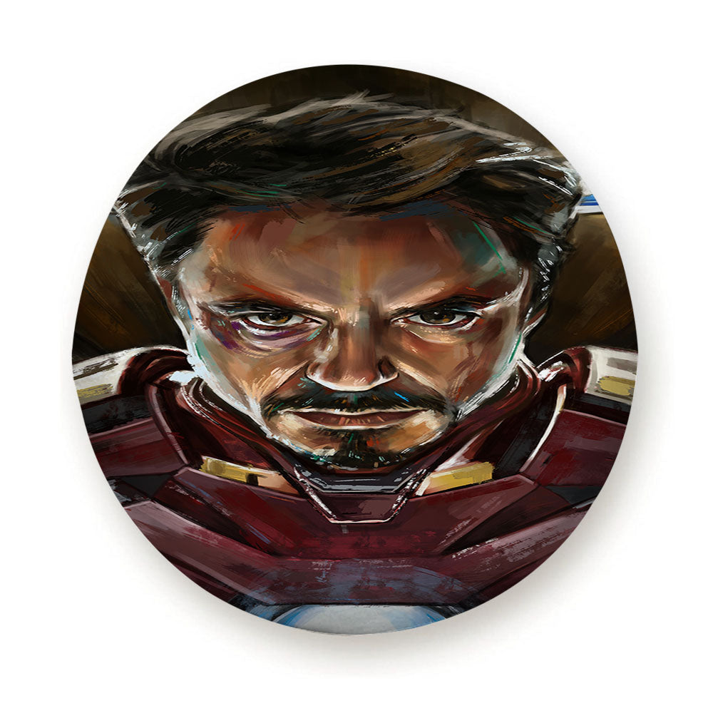 Ironman Illustration Tire Cover